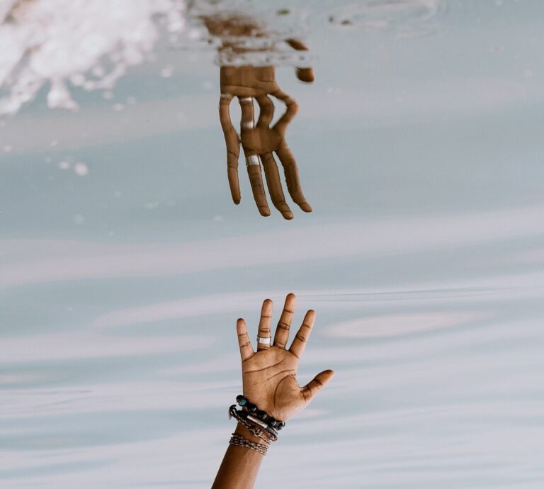 reflection symbolizing the conscious and subconscious mind